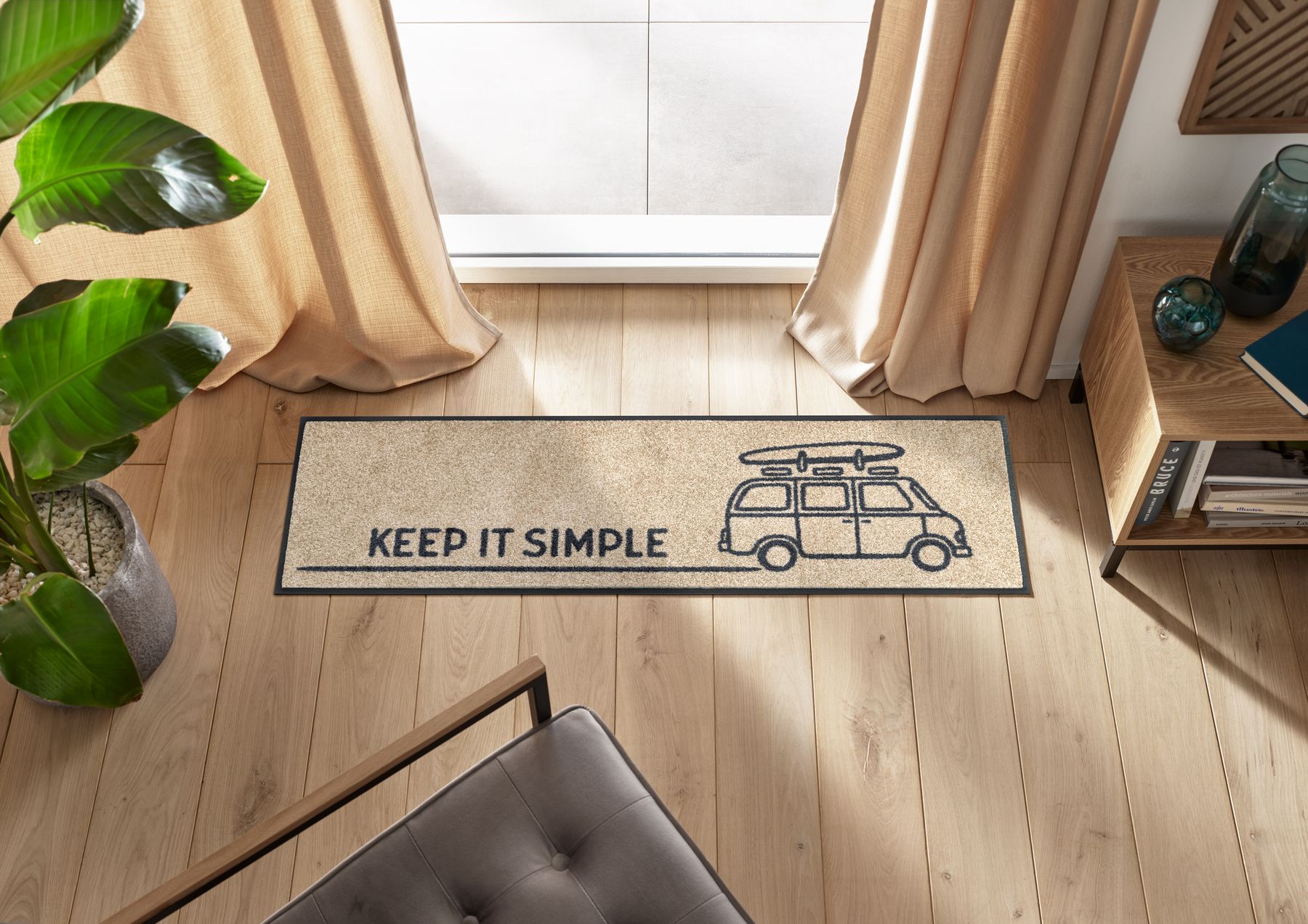 Läufer 35x120 Keep it Simple beige beige