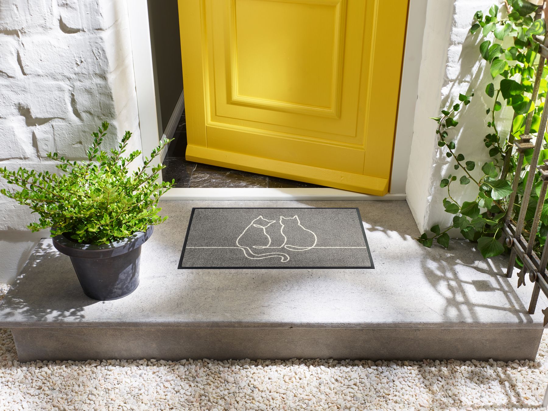 Fußmatte 40x60 Lovetails grau