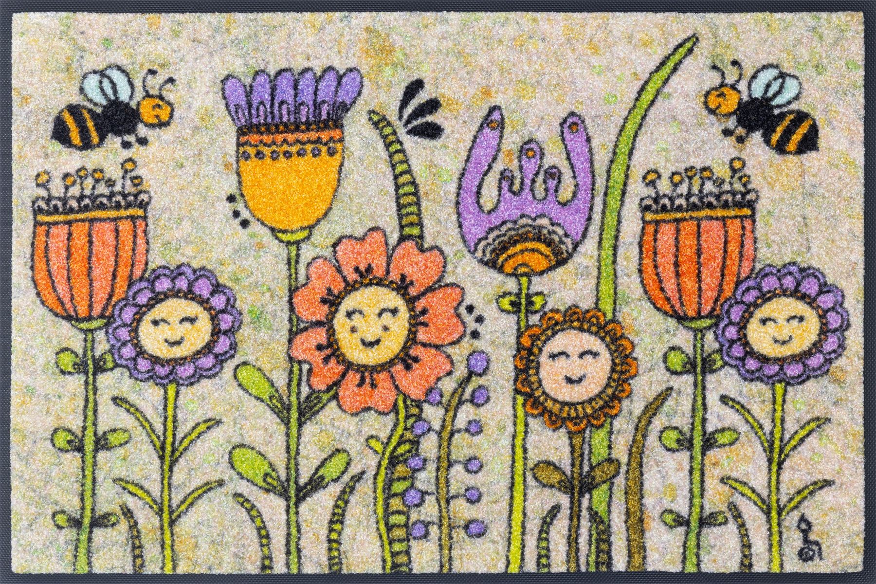 Fußmatte 50x75 Friendly Flowers