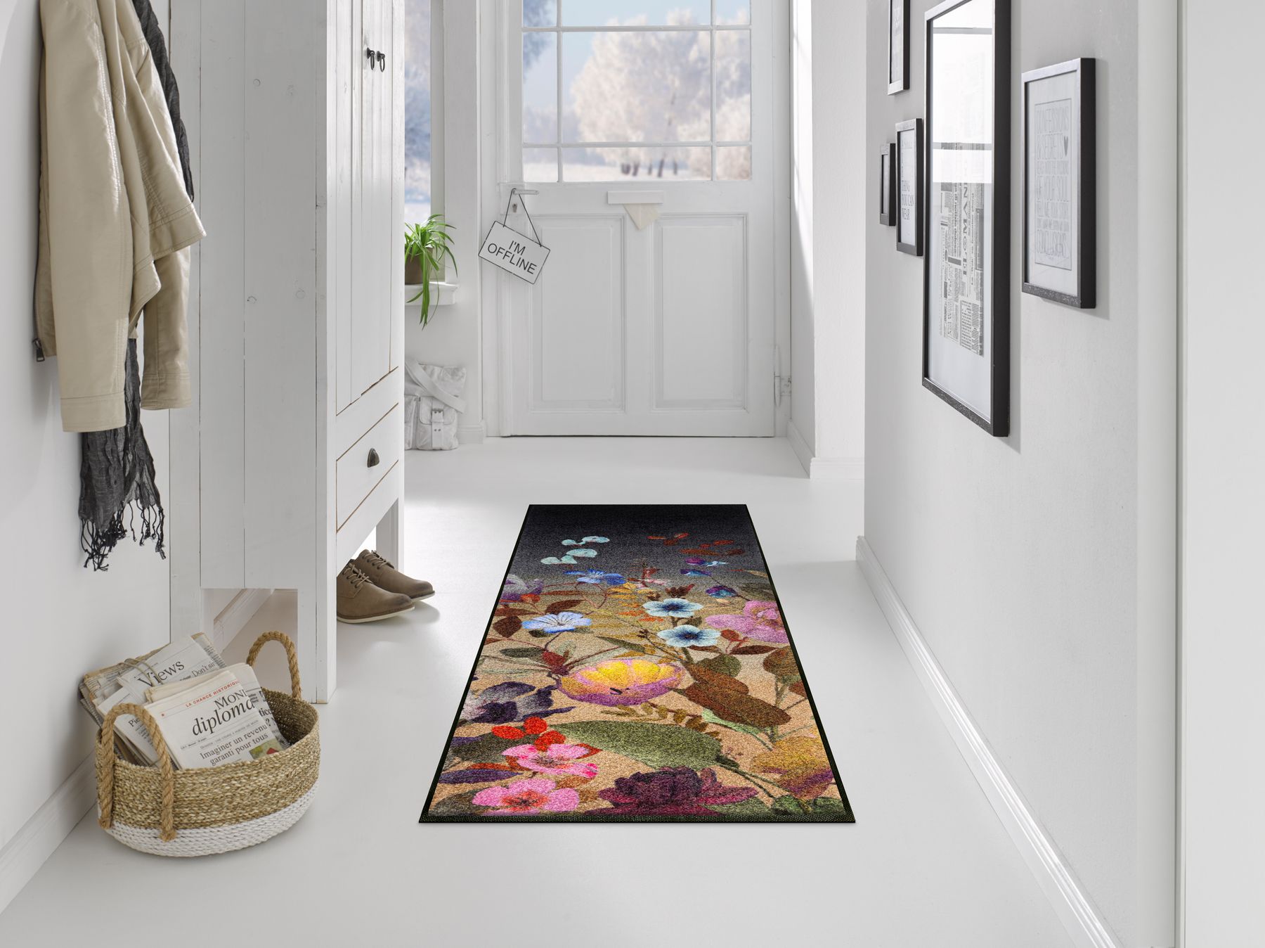 Teppichläufer 60x180 Midnight Blooms