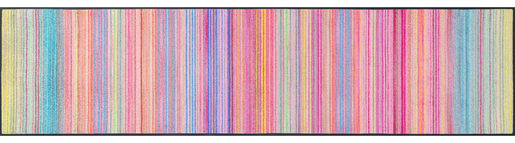 Läufer Pasteltöne rosa pink gestreift