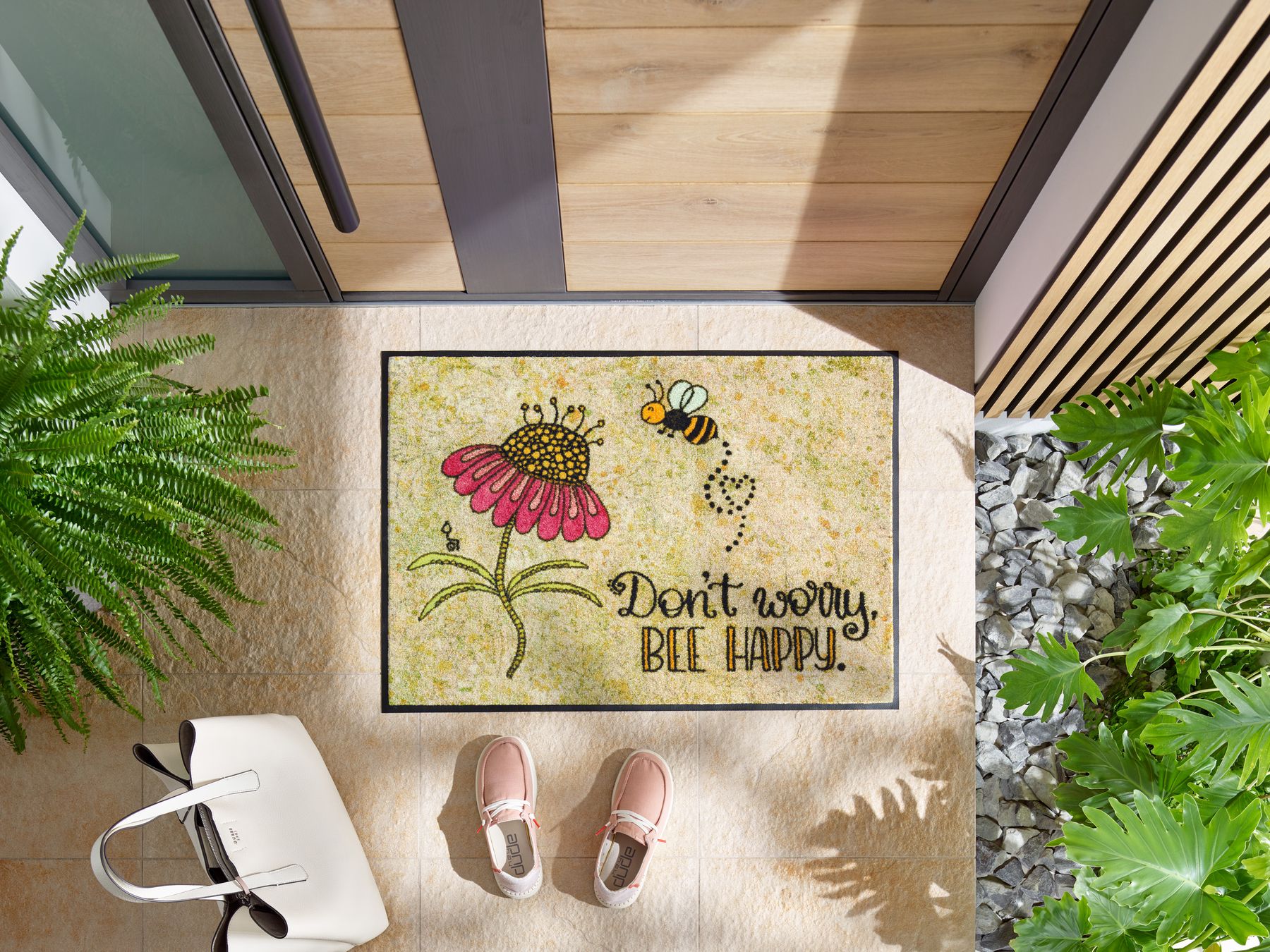 Fußmatte 60x85 Bee Happy