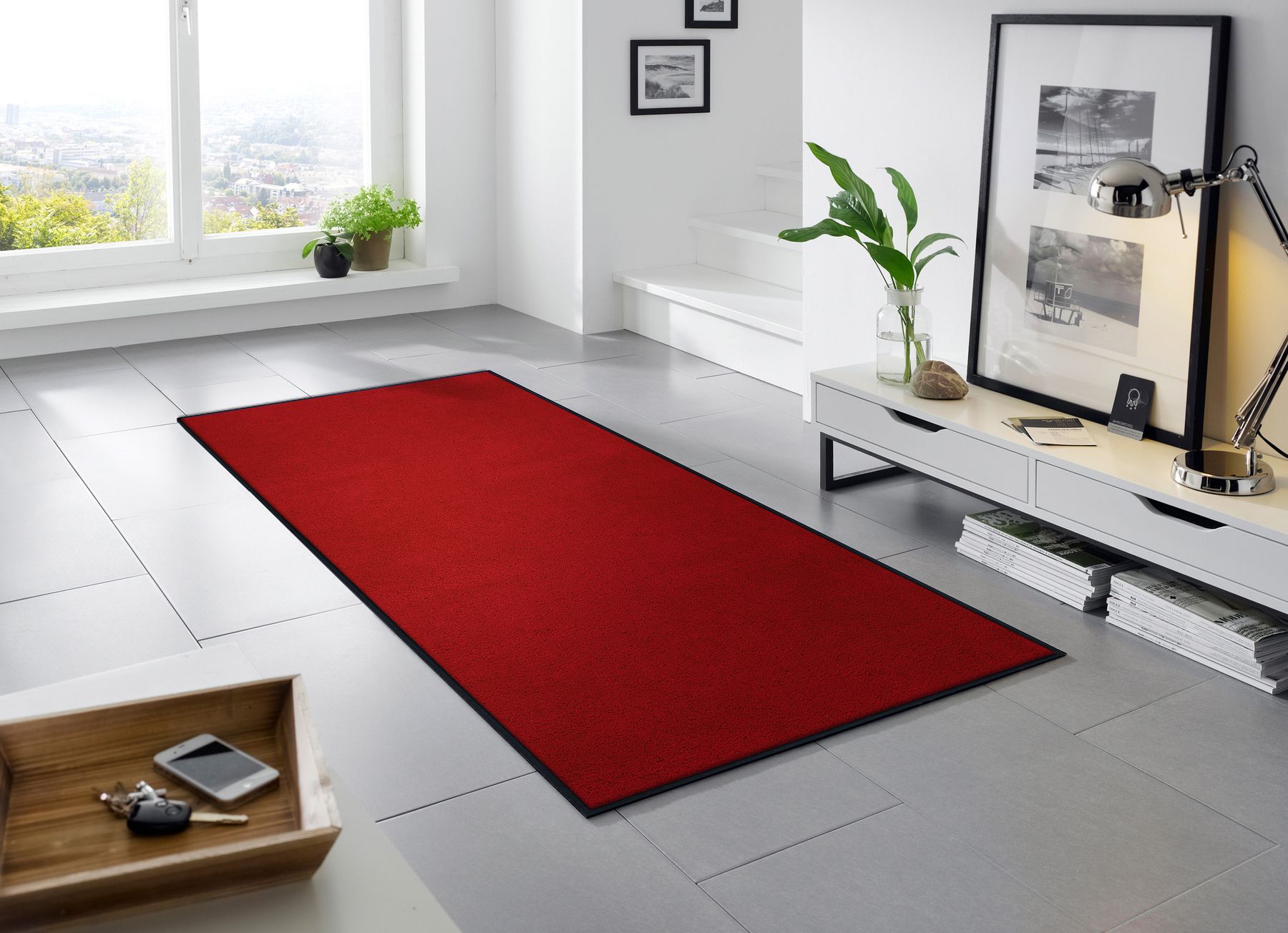 Teppichläufer 75x190 Regal Red