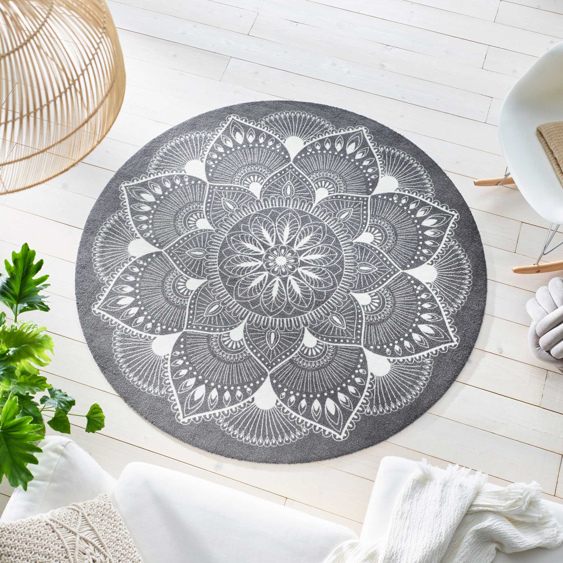 Wohnmatte 150x150 Stardream anthrazit