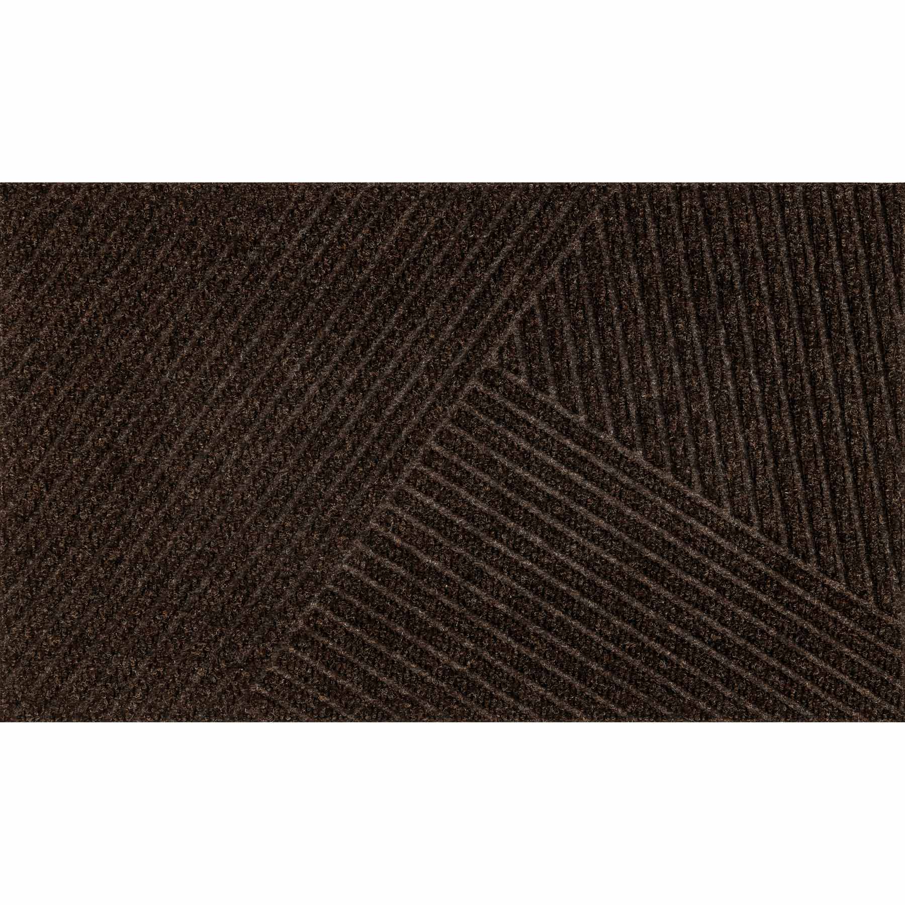 Fußmatte 45x75 Dune Stripes dark Braun