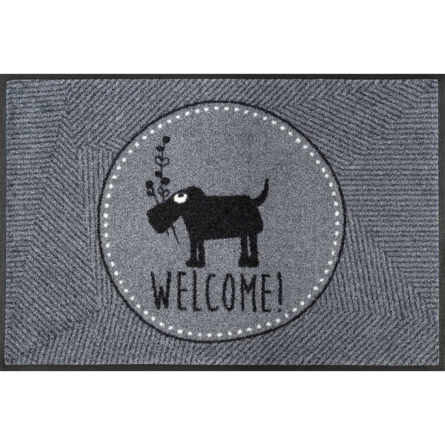 Fußmatte 50x75 Herr Just- Welcome! grau