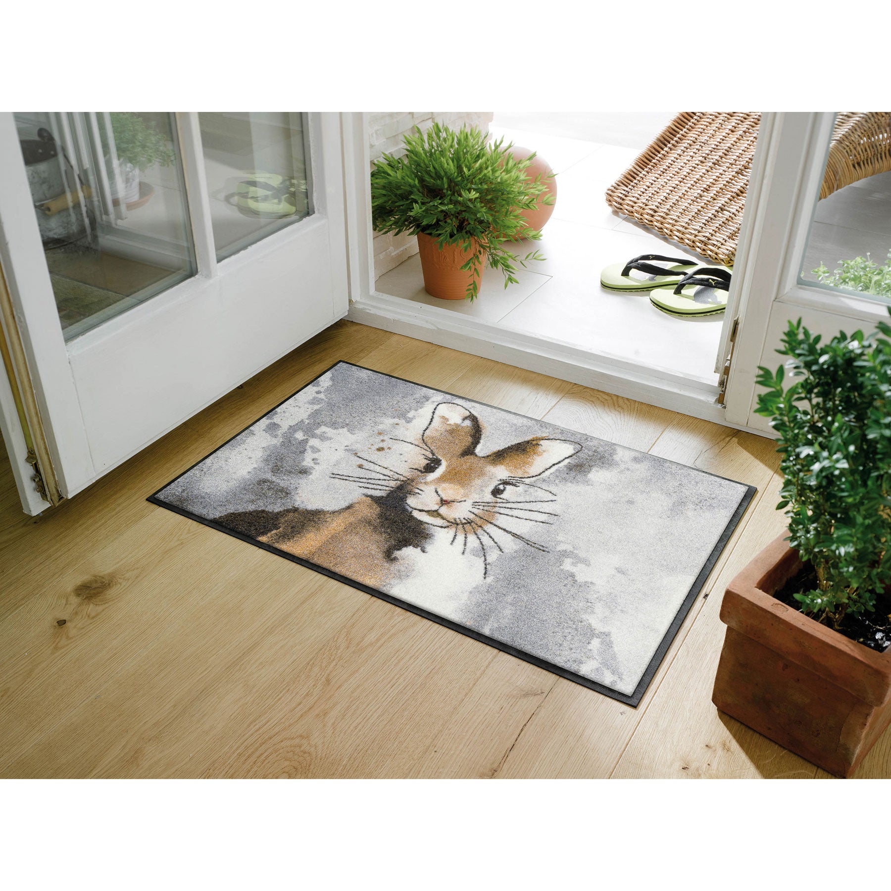 Fußmatte 50x75 Hopps beige