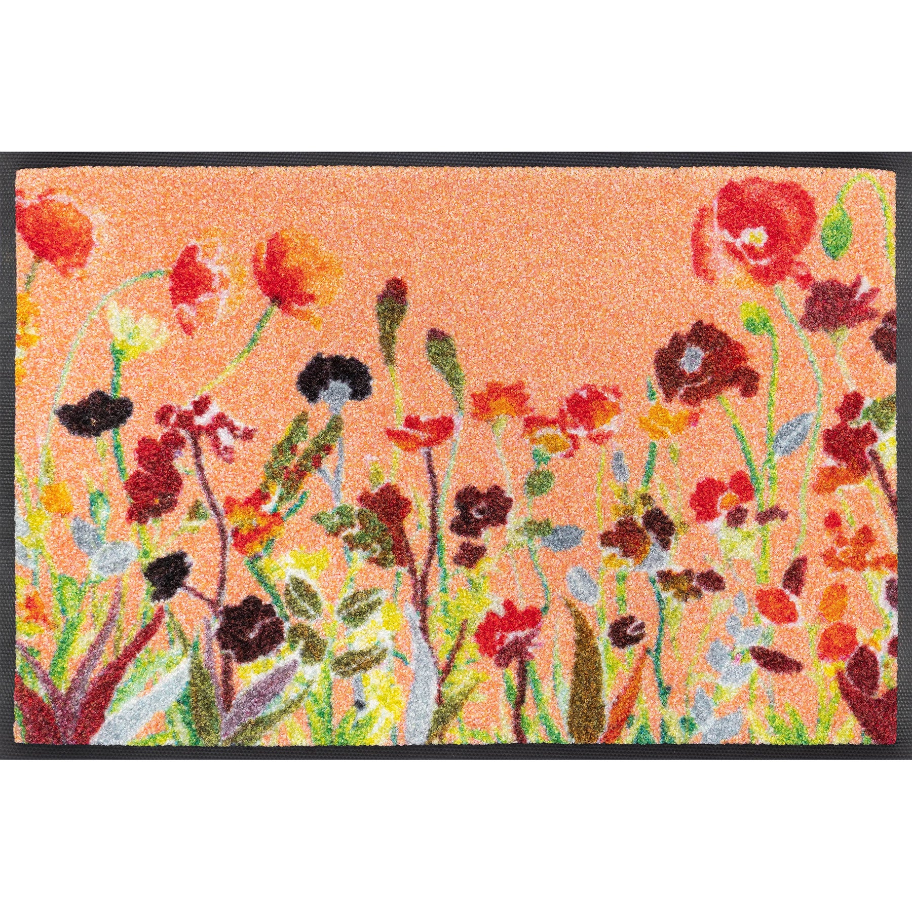 Fußmatte 40x60 Wildflowers orange