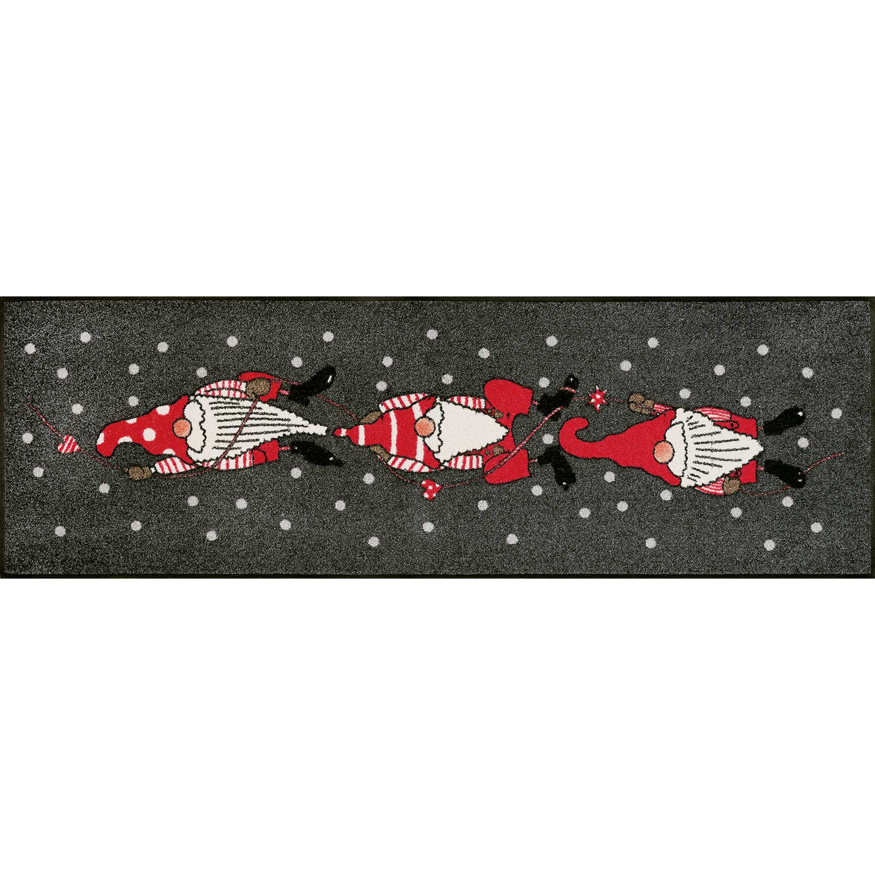 Teppichläufer Winterzwerge 60x180