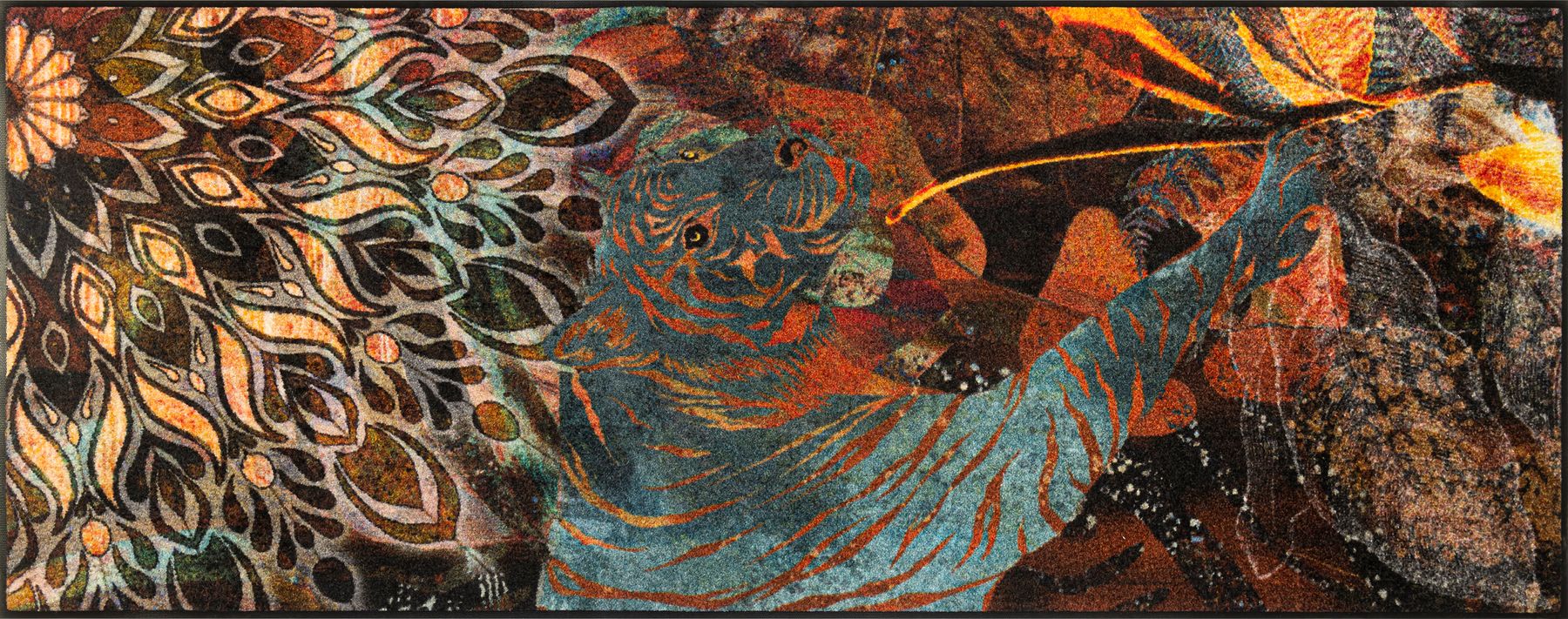 Teppichläufer 75x190 Jungle Dance braun