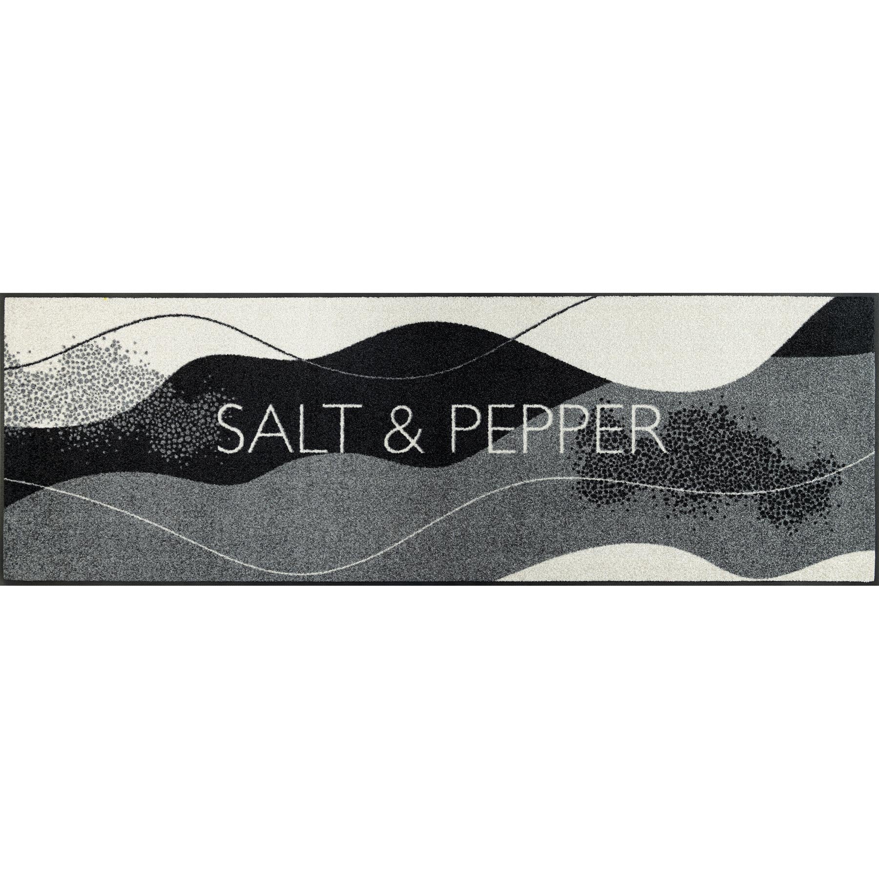 Teppichläufer 60x180 Salt & Pepper grau