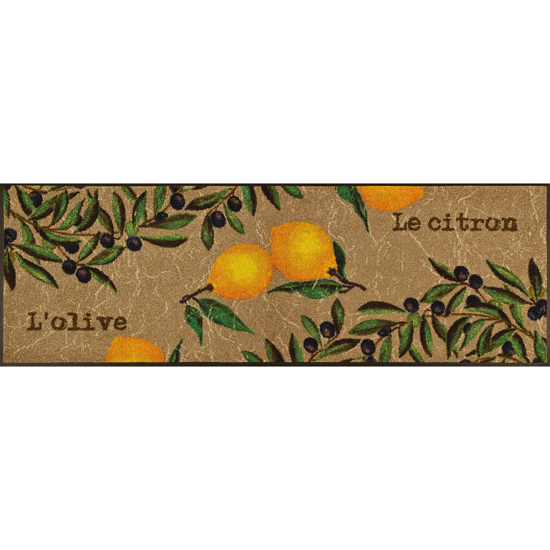 Teppichläufer 60x180 Le Citron gelb