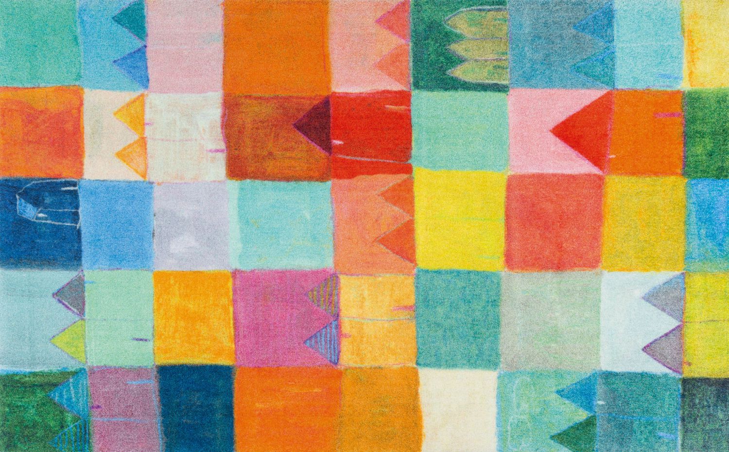 Wohnteppich 110x175 Sonnenstadt