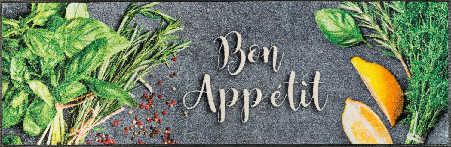 Teppichläufer 60x180 Bon Appétit grün