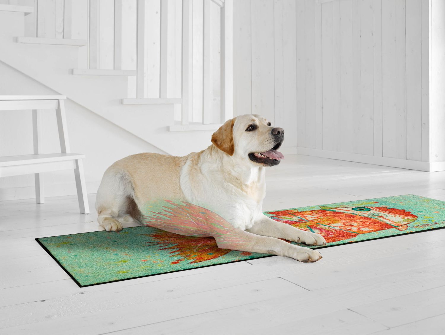 Teppichläufer 60x180 Funky Fish orange