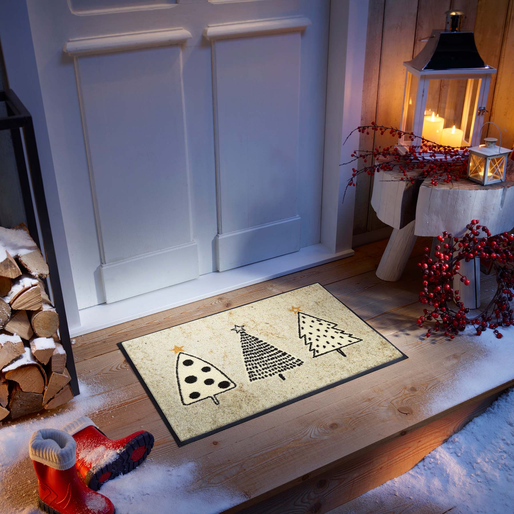 Fußmatte 50x75 Silent Night beige