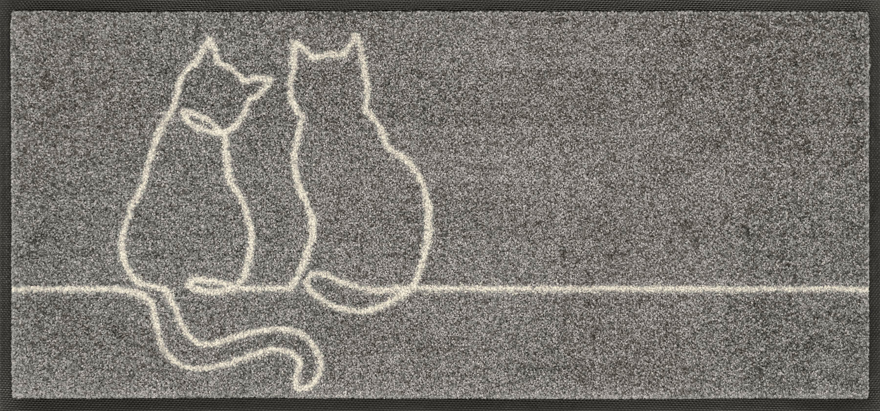 Fußabtreter klein 35x75 Lovetails grau