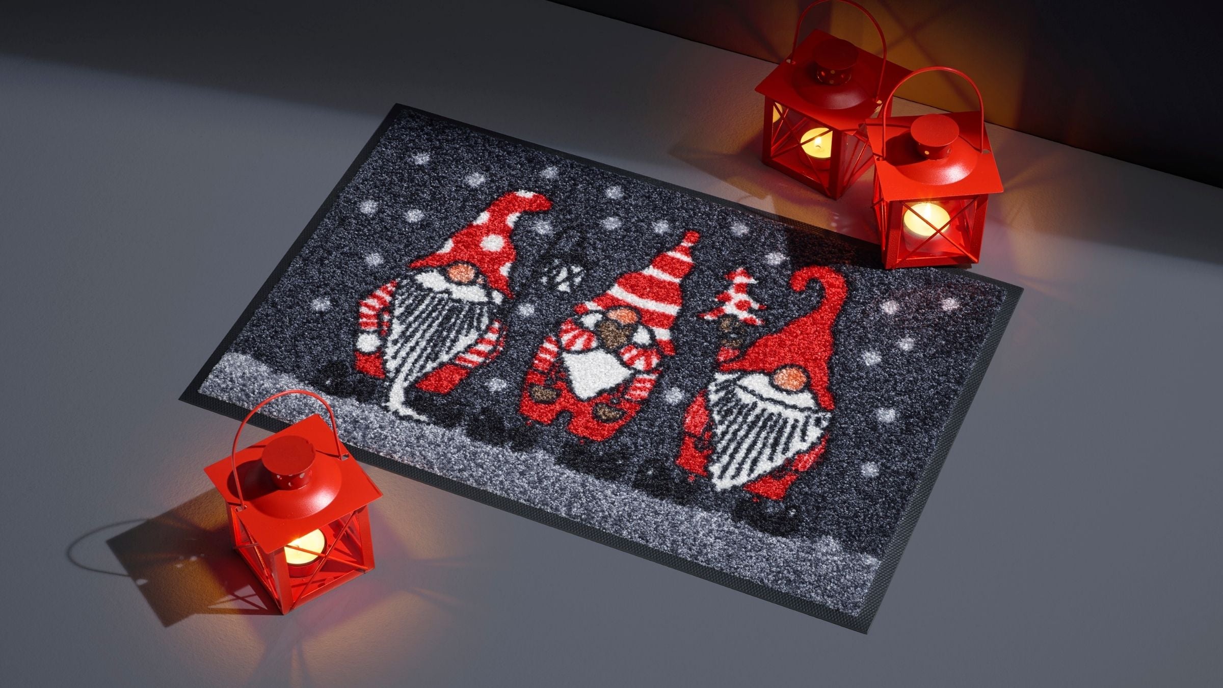 Weihnachtliche Fussmatten