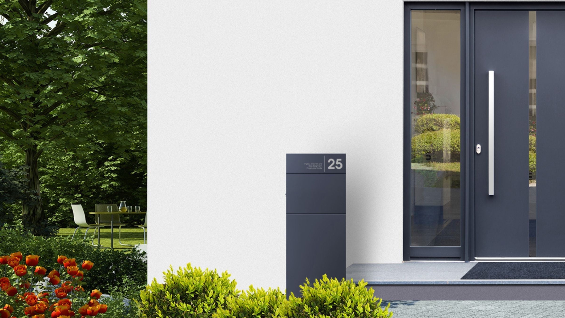 Briefkästen montieren nd unfertig