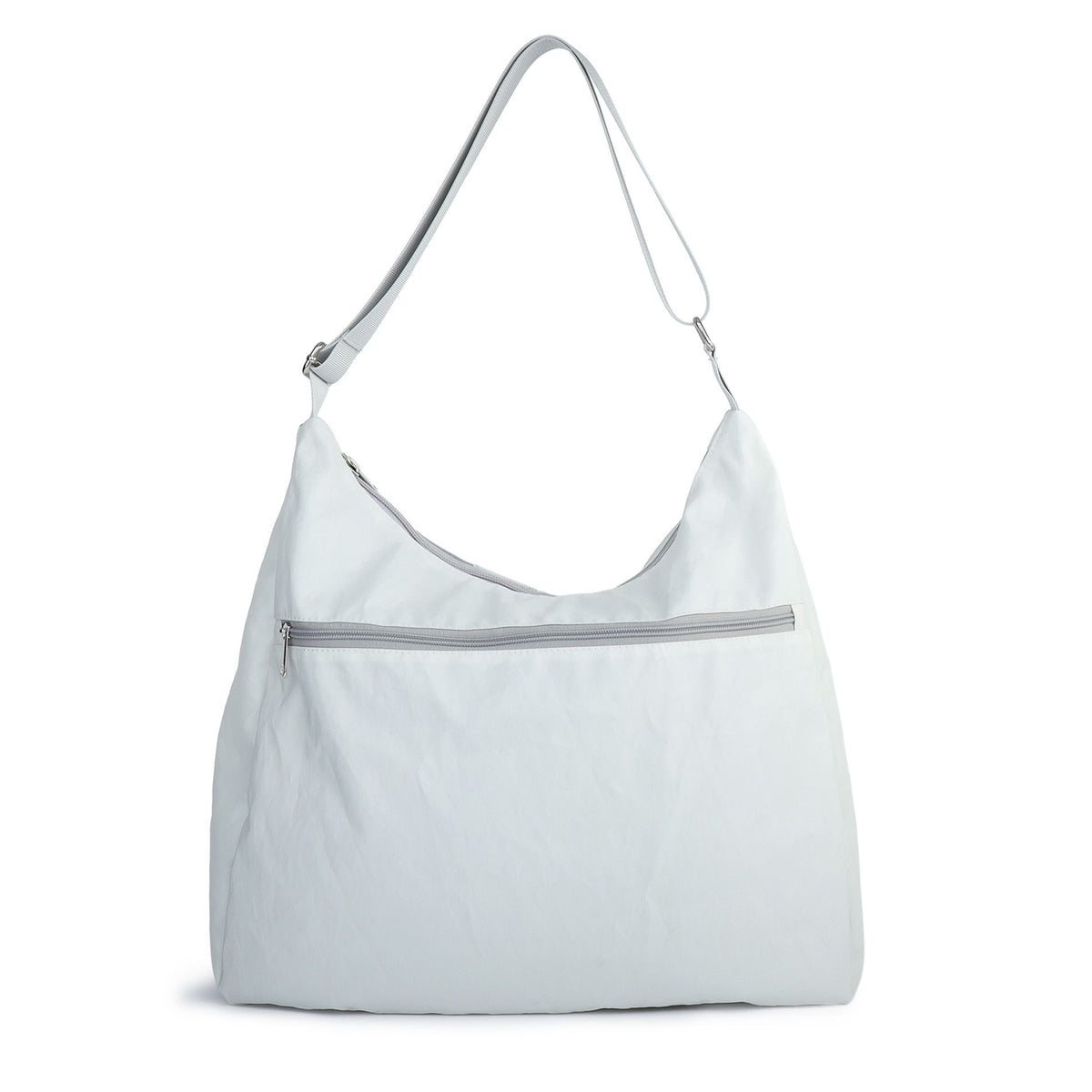 Bucht Handtasche Segeltuch Tasche Stencil weiss grau