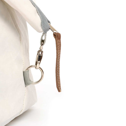 Reisetasche Kutter XL recyceltes Segeltuch Zahl rot