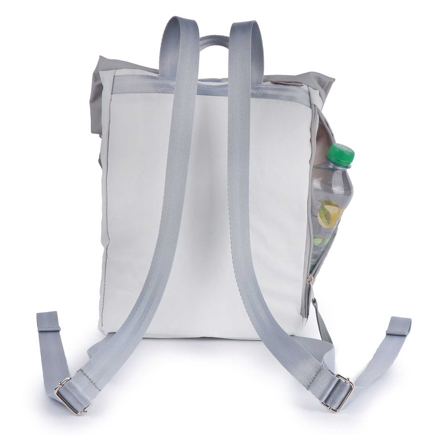 Rucksack Möwe Segeltuch weiß-grau Zahl blau