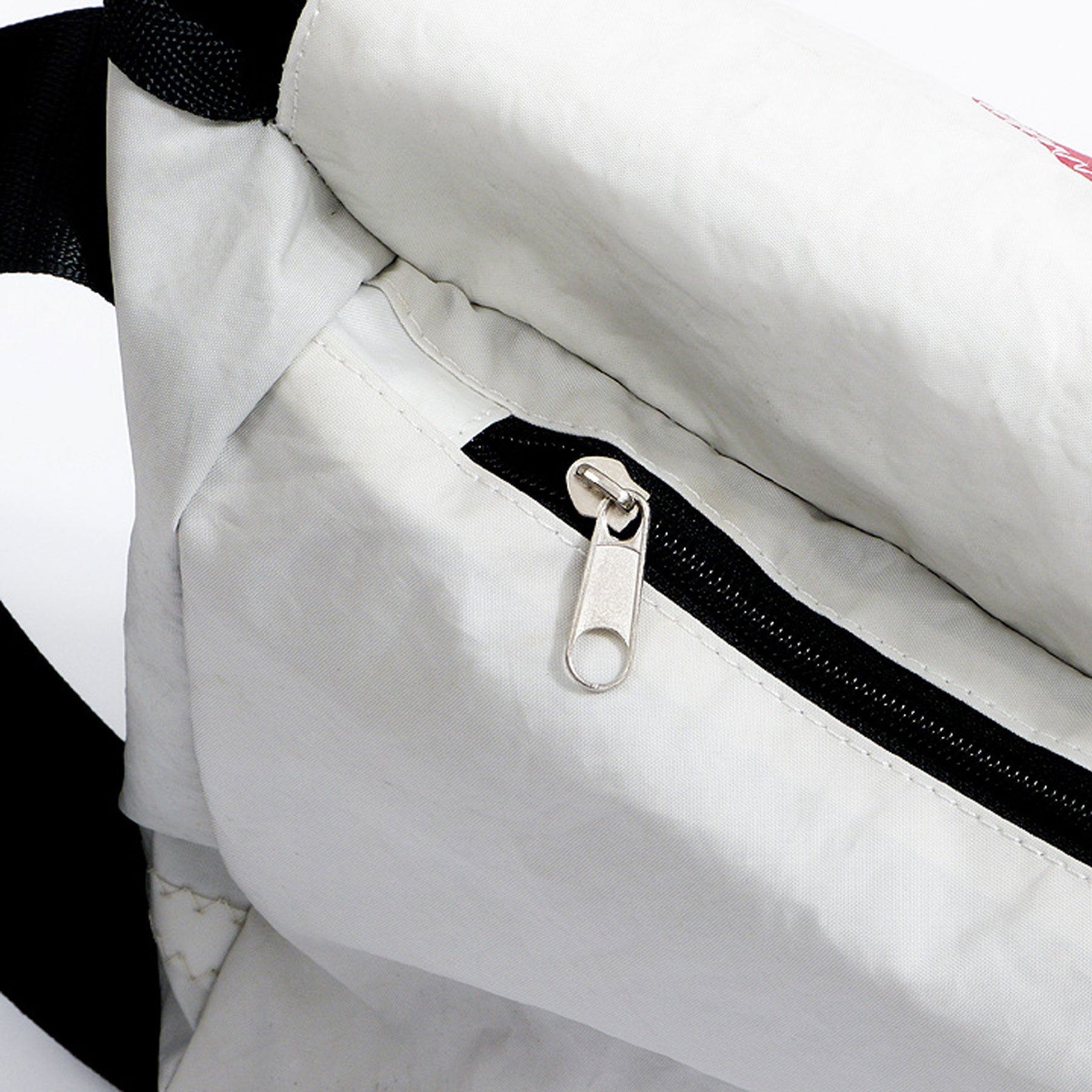 Handtasche Barkasse weiss-schwarz Zahl grau Laptoptasche 15 Zoll