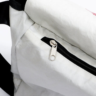 Handtasche Barkasse weiss-schwarz Zahl grau Laptoptasche 15 Zoll