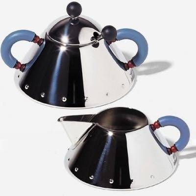 Zuckerdose mit Löffel, Design-Klassiker Michael Graves