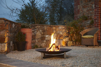 Feuerstelle 80 cm Edelstahl/Stahl rostend Sunset