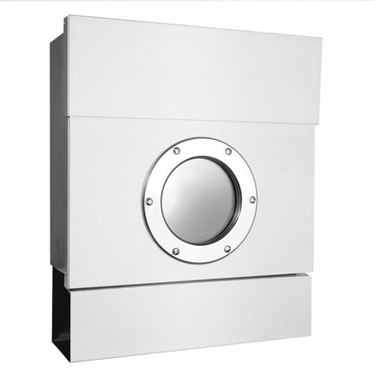 Letterman 2 inkl. Zeitungsrolle weiss Briefkasten - 505 e