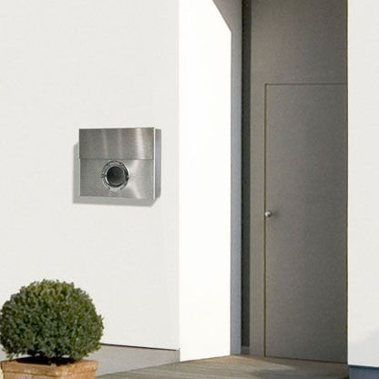 Briefkasten Edelstahl Letterman XXL mit verdecktem Zeitungsfach - 550