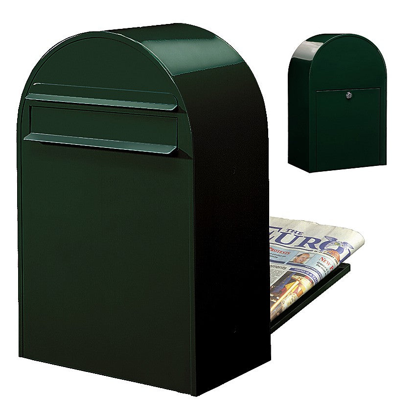 Zaunbriefkasten Classic B COL 6064 schwarzgrün