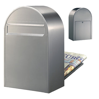 Zaunbriefkasten Classic B Edelstahl