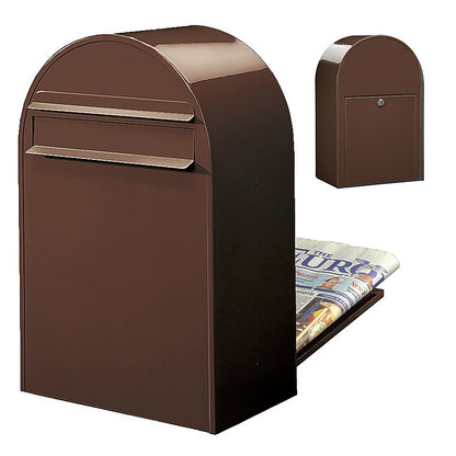 Zaunbriefkasten Classic B RAL 8017 braun
