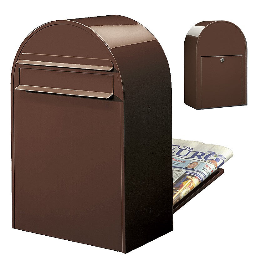 Zaunbriefkasten Classic B RAL 8017 braun