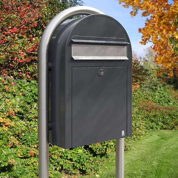 Briefkasten Classic RAL 9005 strukturschwarz