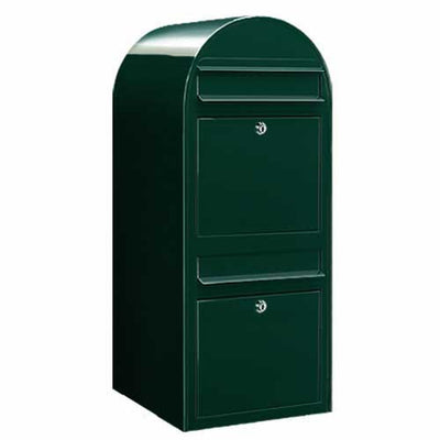 Briefkasten Duo COL 6064 schwarzgrün