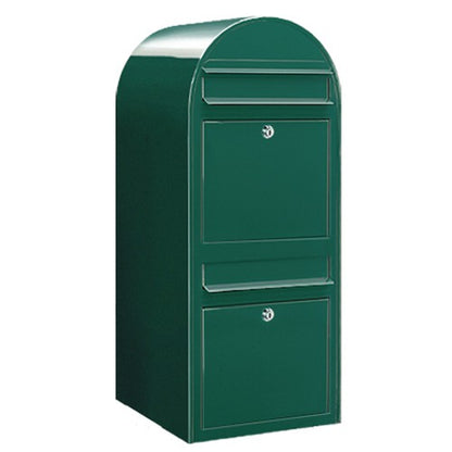 Briefkasten Duo RAL 6005 grün