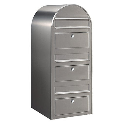 Briefkasten Trio Edelstahl