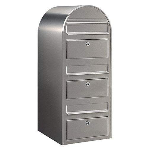 Briefkasten Trio Edelstahl