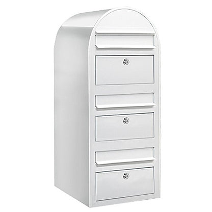 Briefkasten Trio RAL 9016 weiß