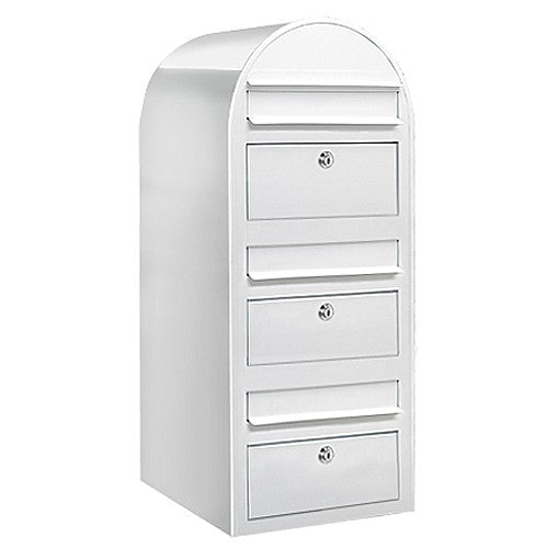 Briefkasten Trio RAL 9016 weiß