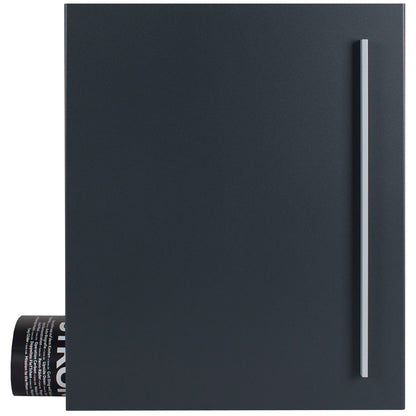 B-Ware Box 115 Wandbriefkasten anthrazit seidenglanz mit Zeitungsfach