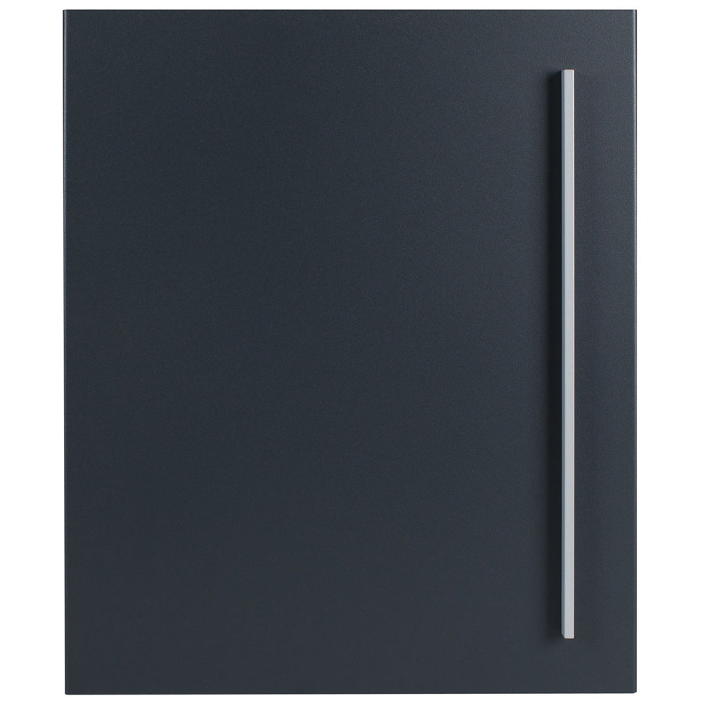 B-Ware Box 115 Wandbriefkasten anthrazit seidenglanz mit Zeitungsfach