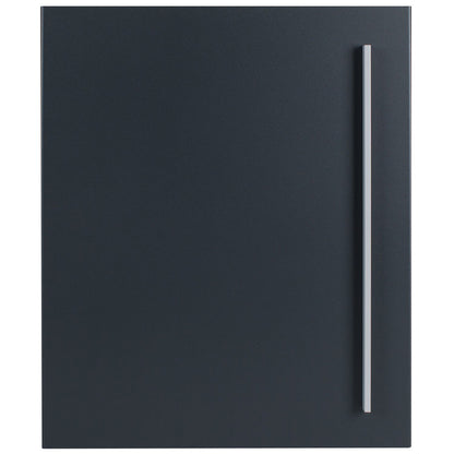 B-Ware Box 115 Wandbriefkasten anthrazit seidenglanz mit Zeitungsfach
