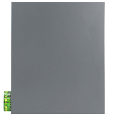 Briefkasten Box 111 grau-aluminium