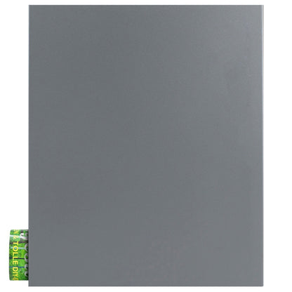 Briefkasten Box 111 grau-aluminium