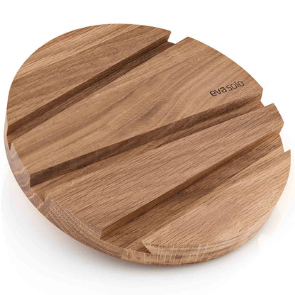 SmartMat Eiche Tablethalter + Untersetzer 17,7 cm