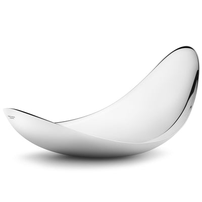 B-Ware Georg Jensen Leaf Servierschale Edelstahl